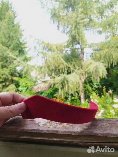 Кокошник ободок бархатный новый