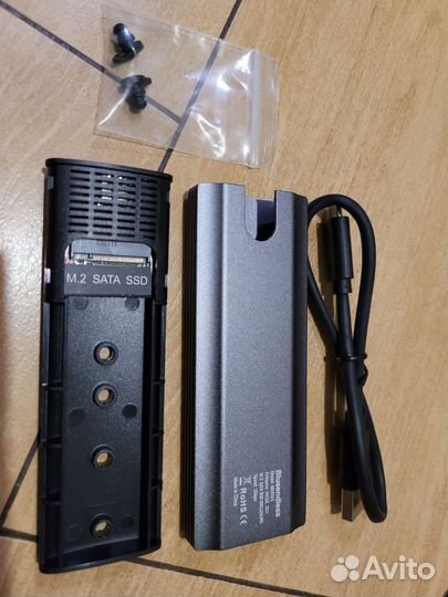 Корпус M.2 SSD USB type C, бокс для ngff/sata