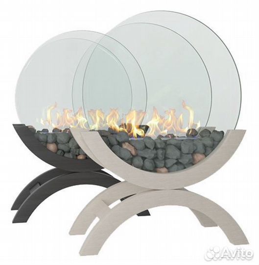 Биокамин Iris средний белый