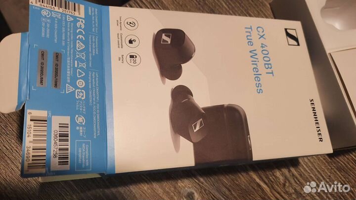 Беспроводные наушники sennheiser cx 400BT