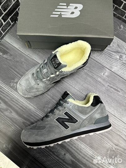 Кроссовки new balance 574 зимние