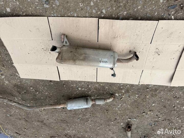 Глушитель Kia Soul 1