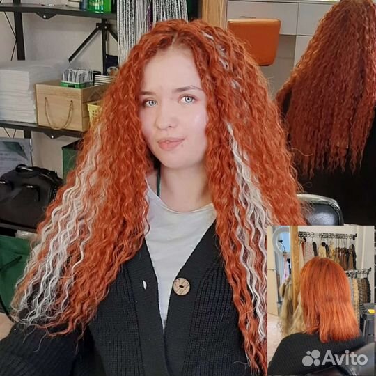 Точечные афрокудри на 2 месяца