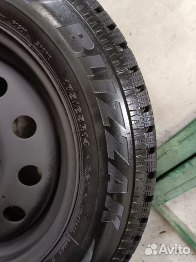 Колёса зимние ваз Лада Bridgestone R14