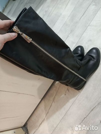 Сапоги весенние натуральная кожа 38