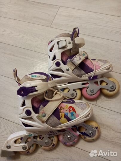 Роликовые коньки детские с защитой