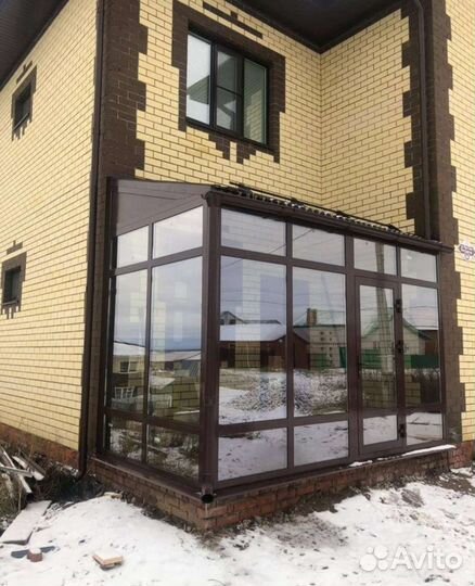 Входная группа, остекление крыльца тамбура веранд