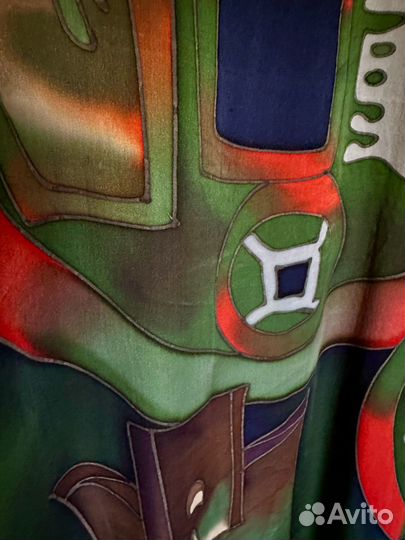 Платье кимоно из 100% натурального шелка