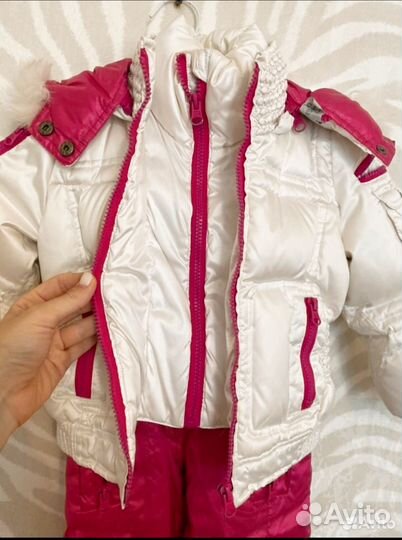 Зимний костюм на девочку 92 gulliver