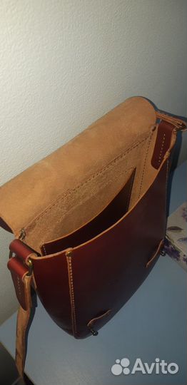 Сумка натуральная кожа типа Ягдташ