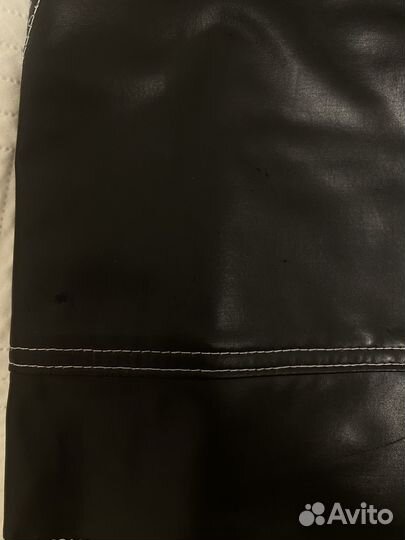 Кожаная юбка