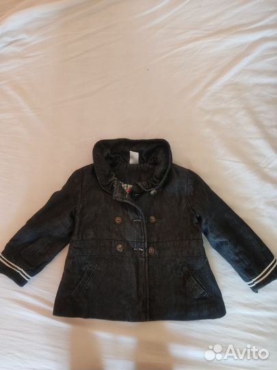 Джинсовая куртка zara для девочки