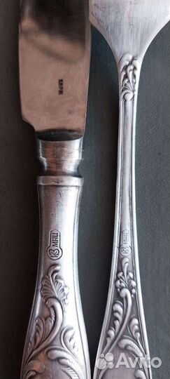 Столовые приборы мельхиор СССР