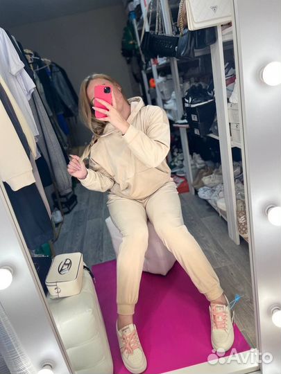 Спортивный костюм велюр 42-48