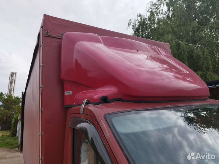 Спойлер на газель next 2.2 м(красный/Чили)