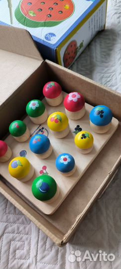 Развивающие деревянные игрушки