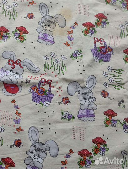 Пододеяльник детский б/у 142 х 91см