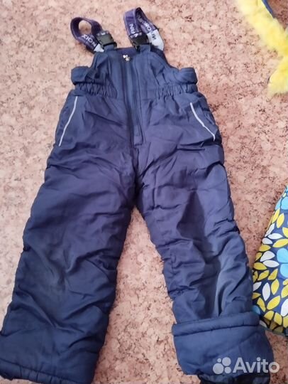 Зимний костюм для девочки 86