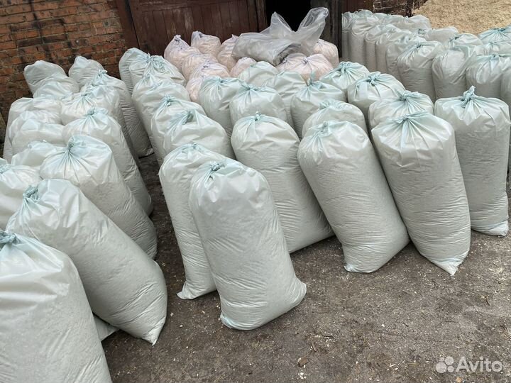 Опилки сухие, крупные. Доставка