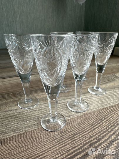 Хрустальные рюмки СССР
