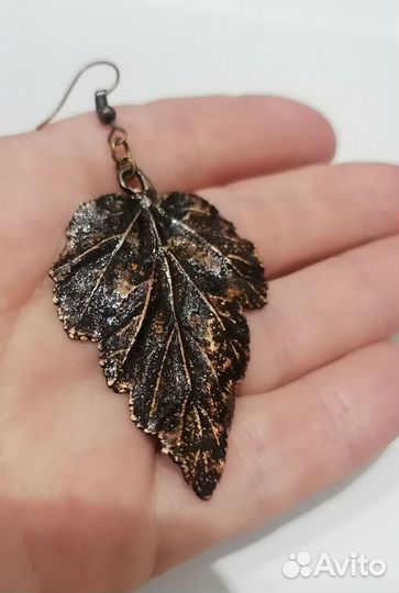 Серьги гальванические