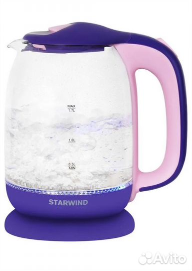 Чайник электрический стеклянный новый