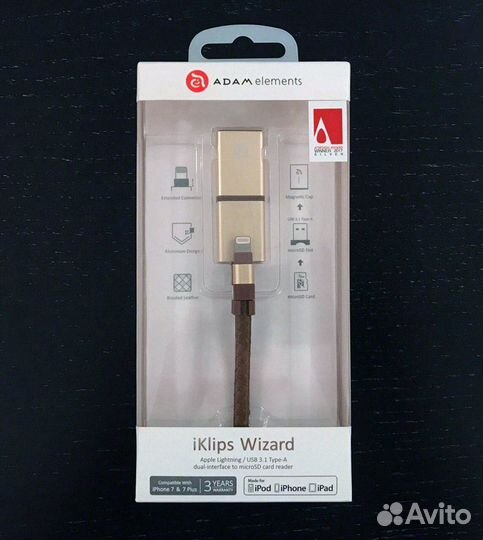 Кард-ридер Adam Elements iKlips Wizard