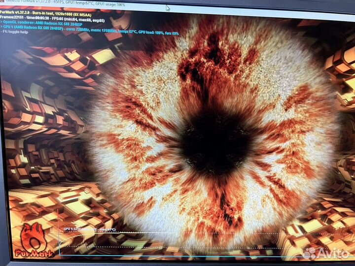 Видеокарта XFX RX580 8gb