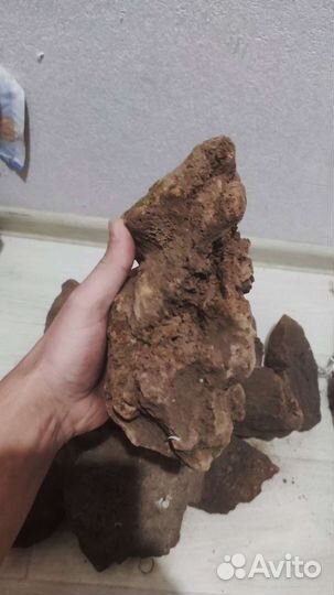 Лава вулканическая для аквариума камни, много