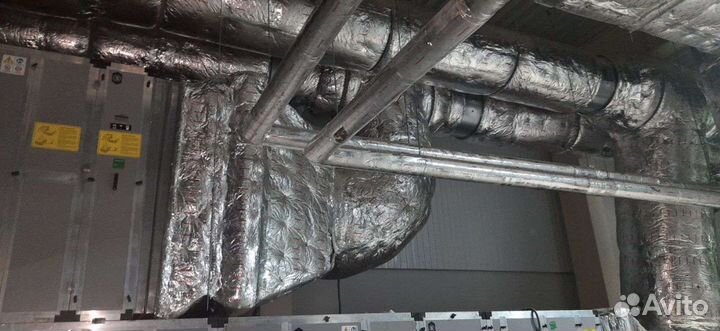 Монтаж систем вентиляции и кондиционирования