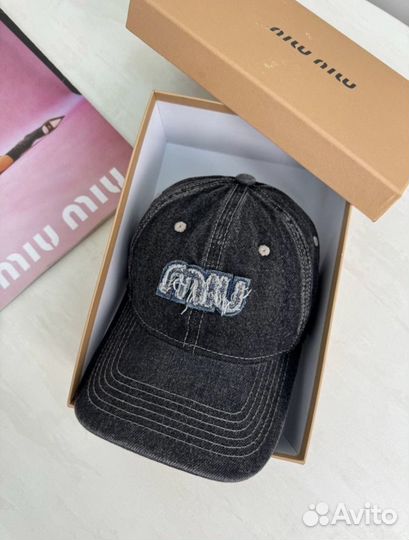 Бейсболка miu miu