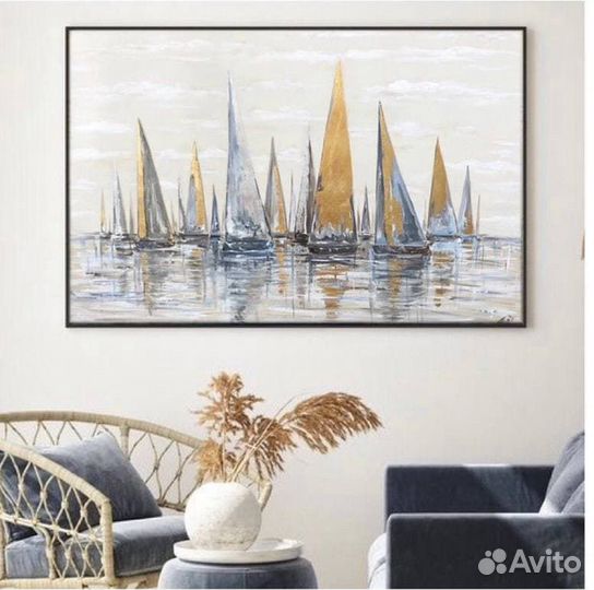Современные картины корабли большой выбор
