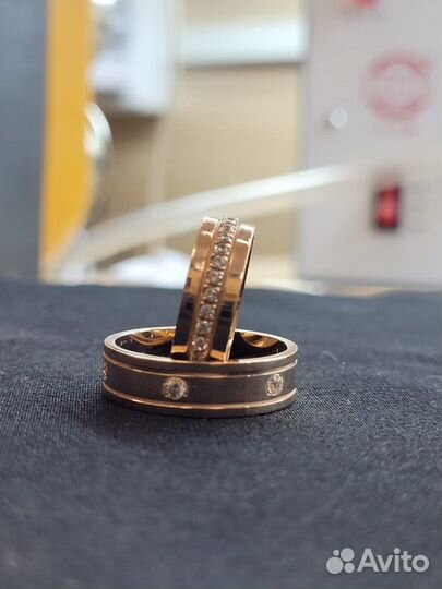 Обручальные кольца золото