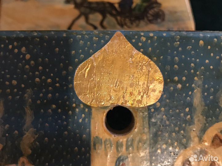 Живопись на дереве Элькина Т. 1990 год