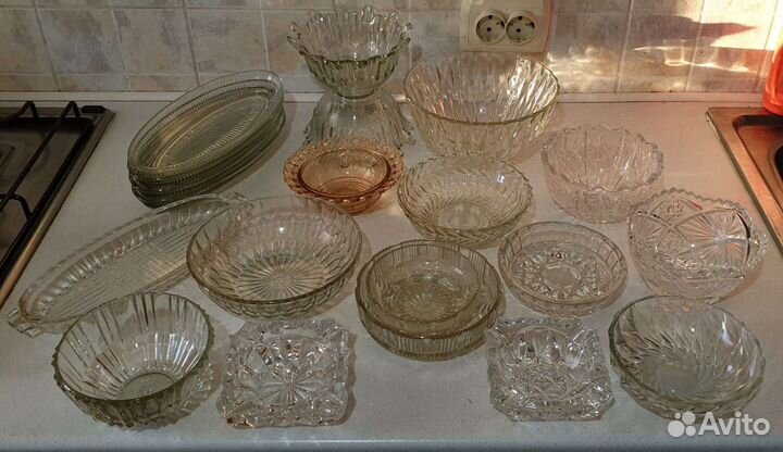 Вазочки,селедочницы, закаточные ключи СССР