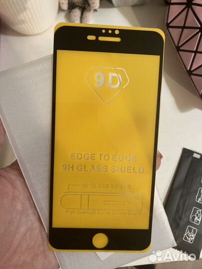 Стекло защитное на iPhone 6s plus