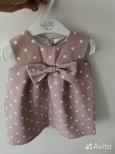 Платье для девочки 74 80
