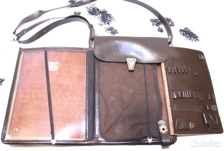 Сумка планшет офицерский кожаный Вещь мешок армейс