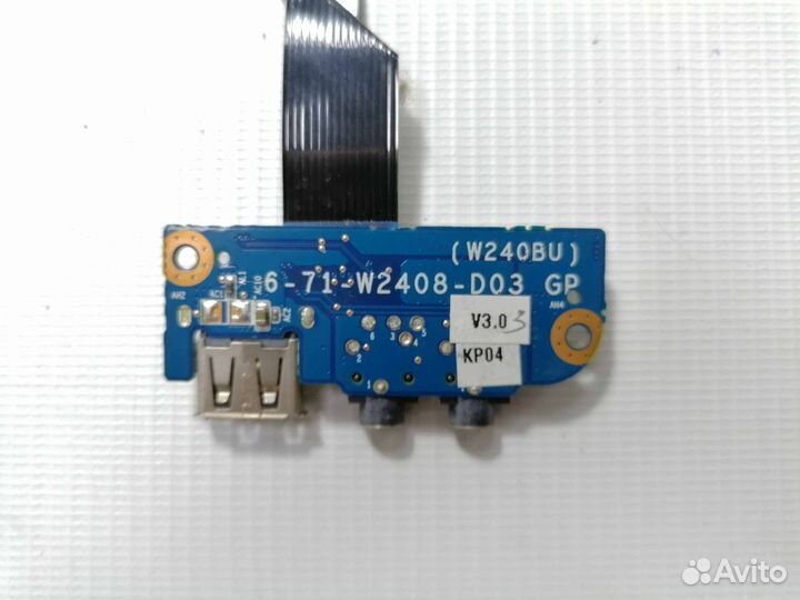 Плата USB и Audio для DNS W253BWQ
