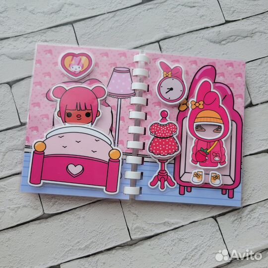 Тока Бока мини альбом на липучках