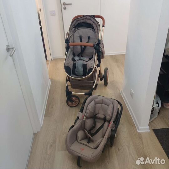 Коляска 2 в 1 + автолюлька