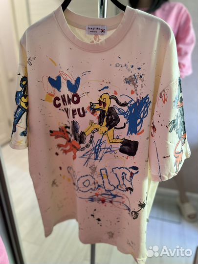 Футболка женская оверсайз с принтом