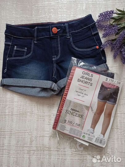 Детские джинсовые шорты на девочку