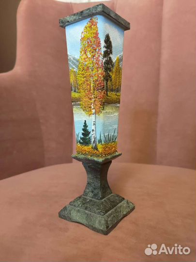 Подсвечник/ваза, гранит, ручная работа