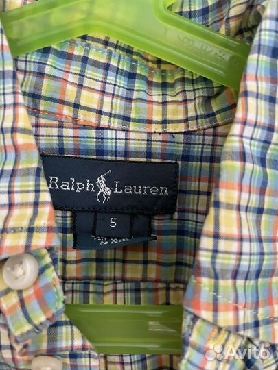 Рубашка Ralph Lauren на мальчика 5 лет оригинал