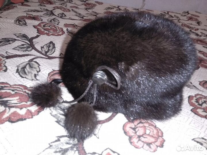 Норковая шапка новая