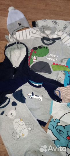 Вещи пакетом на мальчика 68 74 80