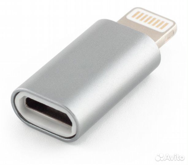 Переходник OTG Borofone Micro USB - Apple Lightnin