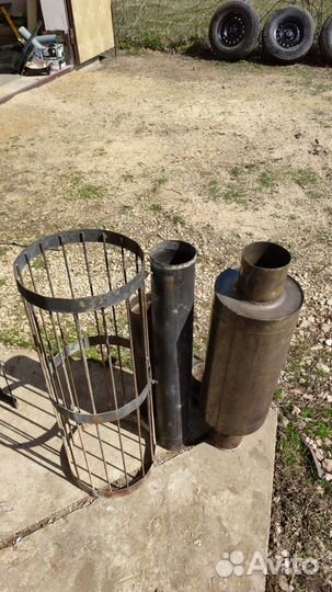 Детали дымохода трубы теплообменник шибер сетка