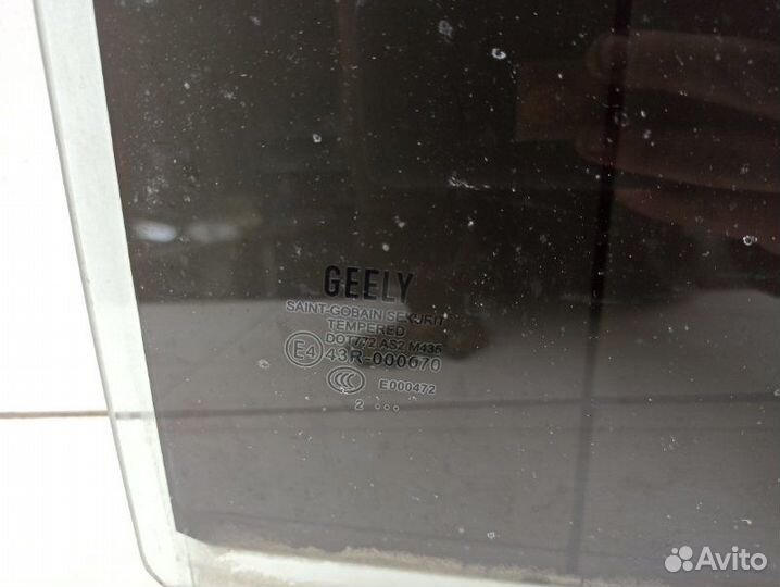 Стекло заднее правое Geely Emgrand EC7 JL4G18 2013